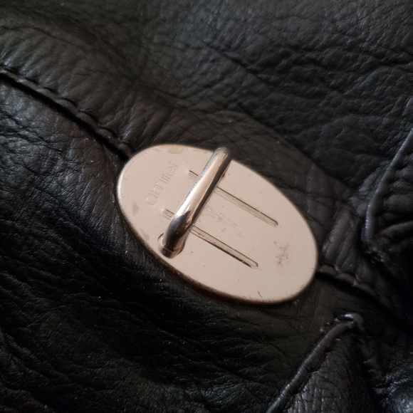 b8,219 Simon Backpack Black Leather Bag Tote Purse - Picture 8 of 8